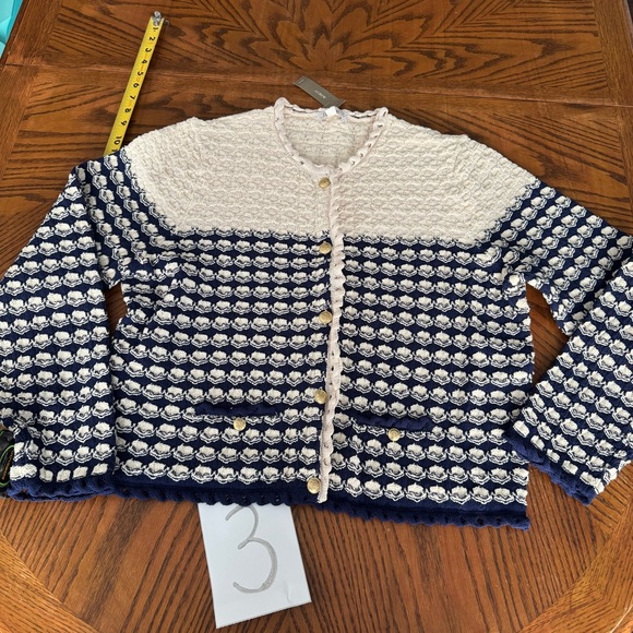 NWT J.Crew Textured crochet lady jacket - Picture 13 of 13